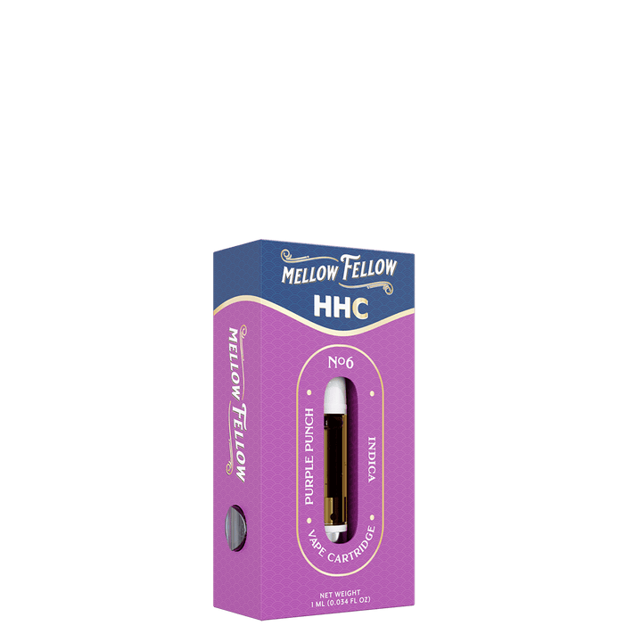 HHC 1ml Vape Cartridge - Purple Punch (Indica) - Mellow Fellow
