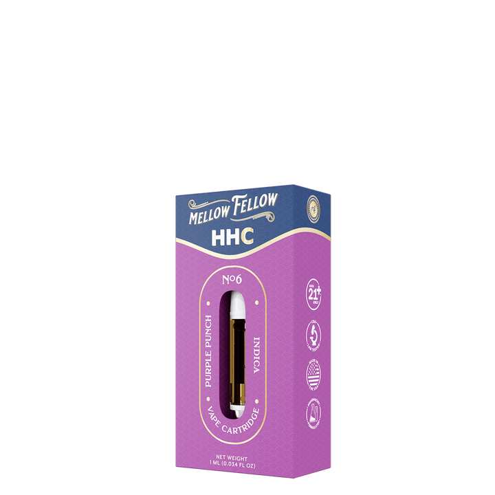 HHC 1ml Vape Cartridge - Purple Punch (Indica) - Mellow Fellow
