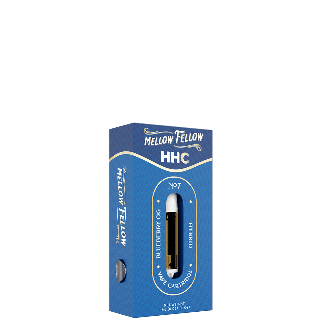 HHC 1ml Vape Cartridge - Blueberry OG (Hybrid) - Mellow Fellow