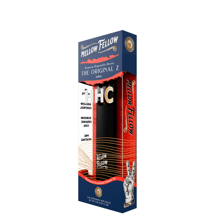 HHC Premium 2ml Disposable Vape - The Original Z (Indica) - Mellow Fellow