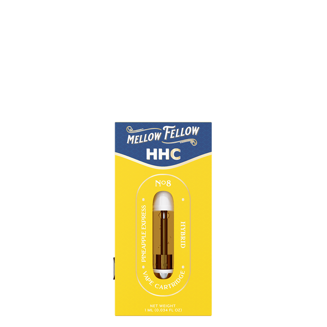 HHC 1ml Vape Cartridge - Pineapple Express (Hybrid) - Mellow Fellow