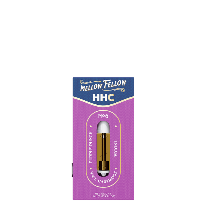 HHC 1ml Vape Cartridge - Purple Punch (Indica) - Mellow Fellow