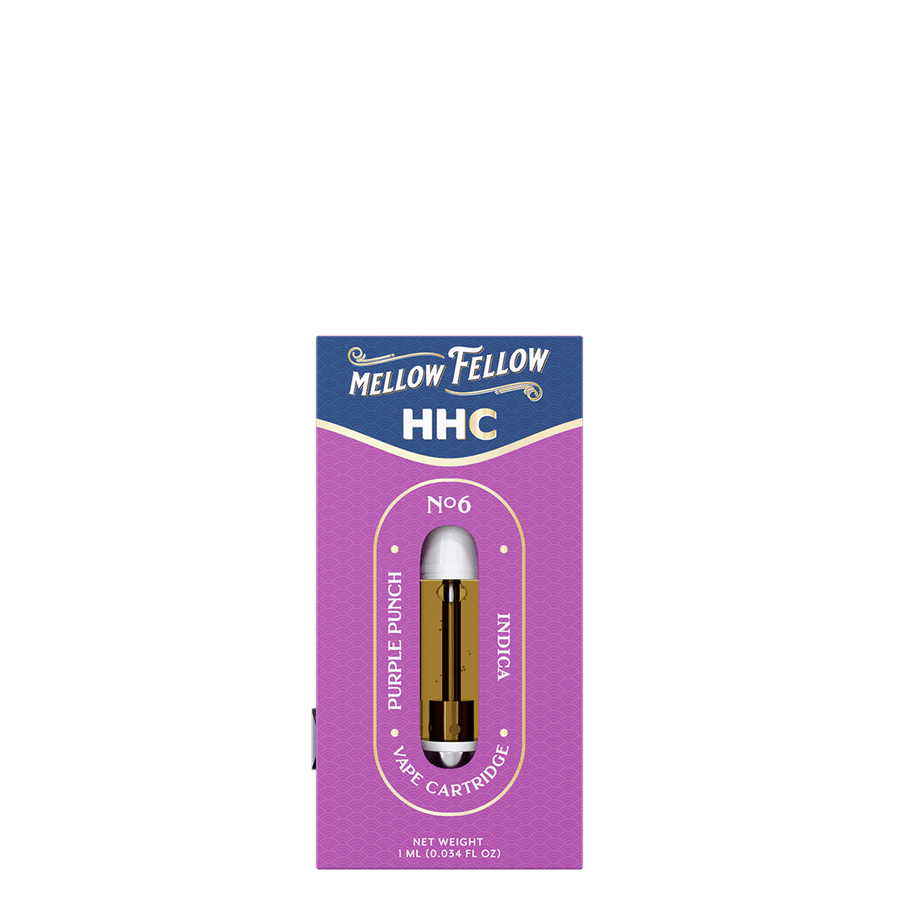 HHC 1ml Vape Cartridge - Purple Punch (Indica) - Mellow Fellow