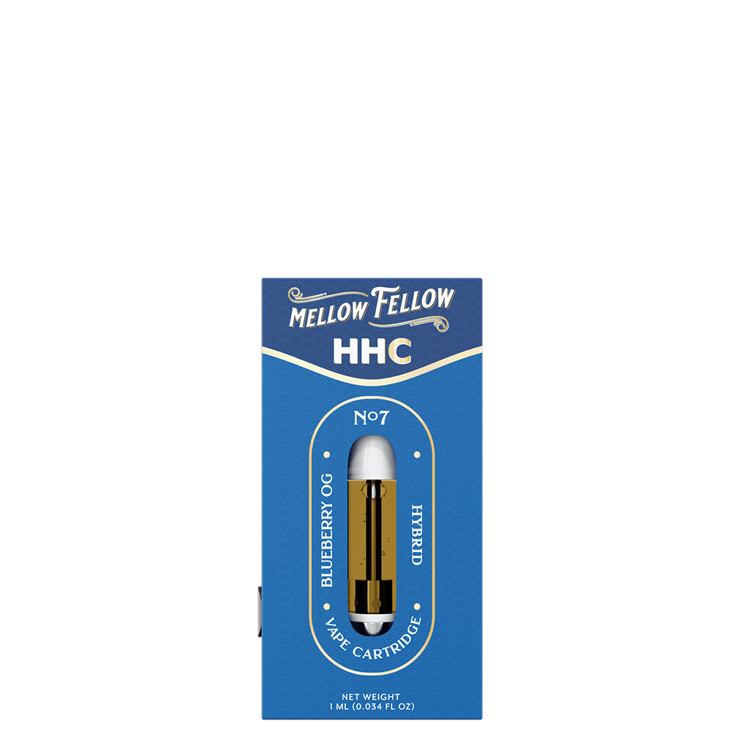 HHC 1ml Vape Cartridge - Blueberry OG (Hybrid) - Mellow Fellow