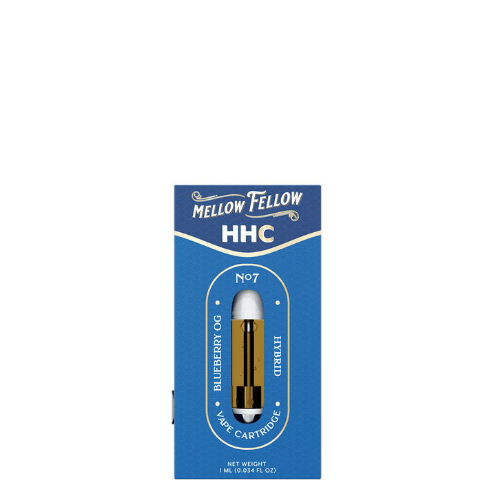 HHC 1ml Vape Cartridge - Blueberry OG (Hybrid) - Mellow Fellow