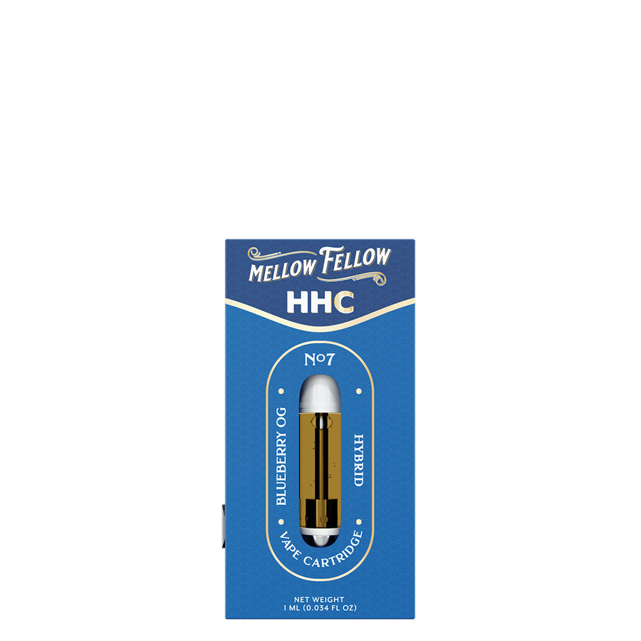 HHC 1ml Vape Cartridge - Blueberry OG (Hybrid) - Mellow Fellow