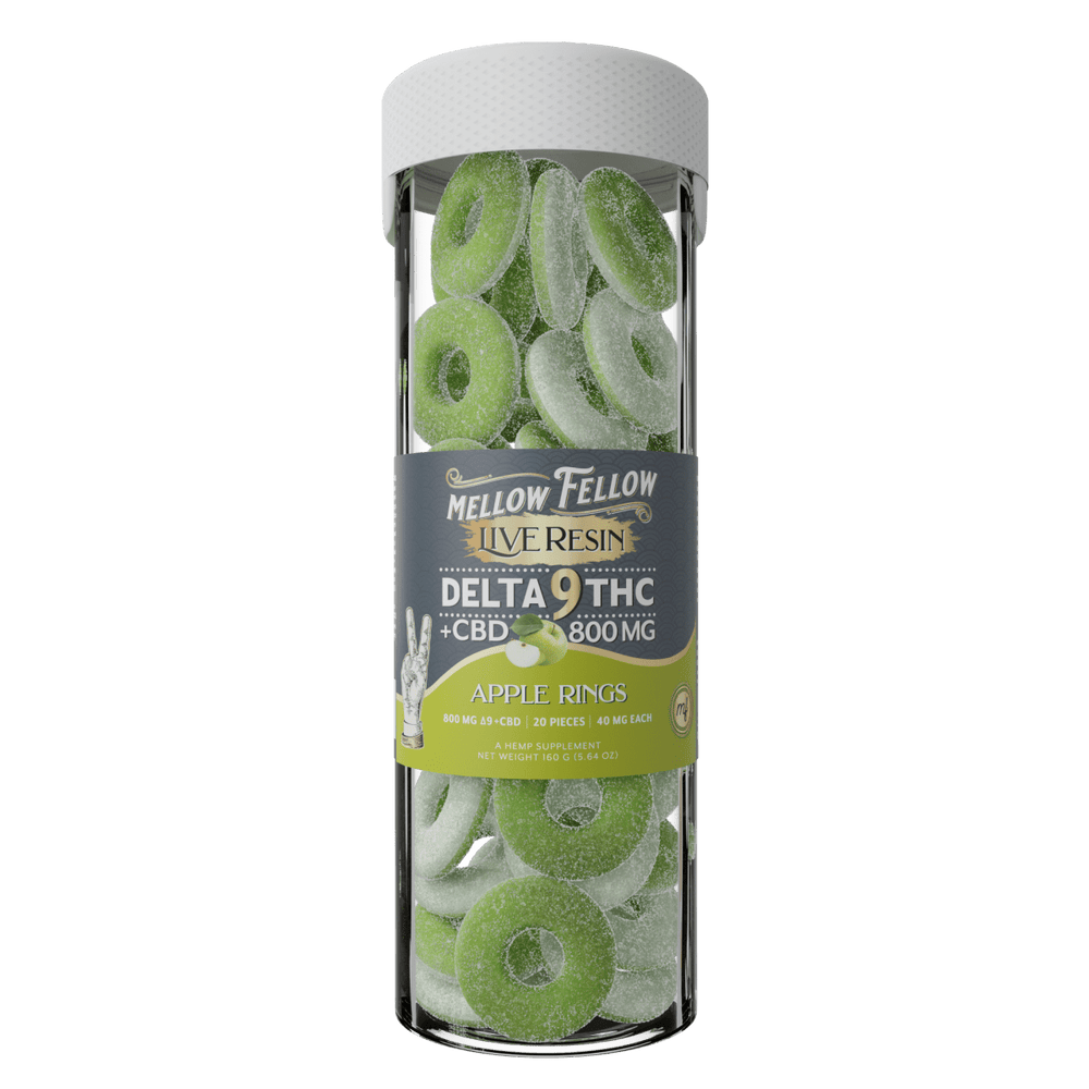 Delta 9 Live Resin Apple Rings - Mellow Fellow
