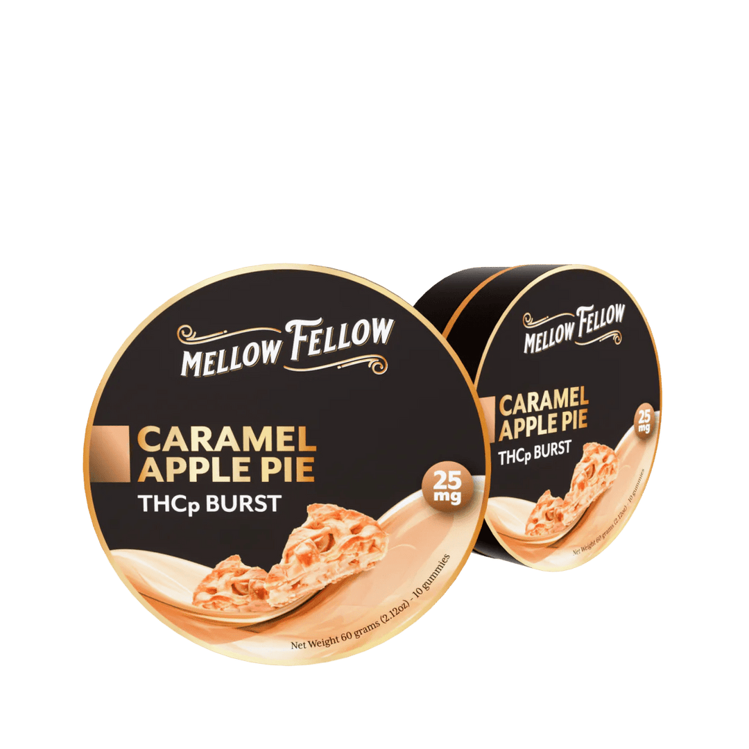 THCp Bursts Edibles - Caramel Apple Pie - 25mg - Mellow Fellow