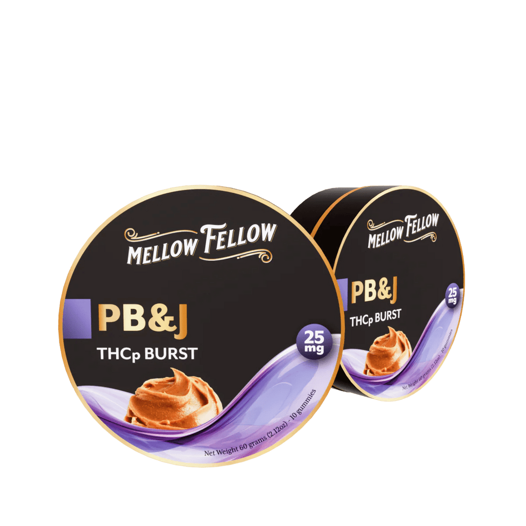 THCp Bursts Edibles - PB&J - 25mg - Mellow Fellow