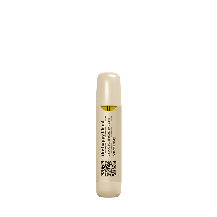 The Happy Blend - 1ml CBD Disposable Vape (Cotton Candy) - Mellow Fellow