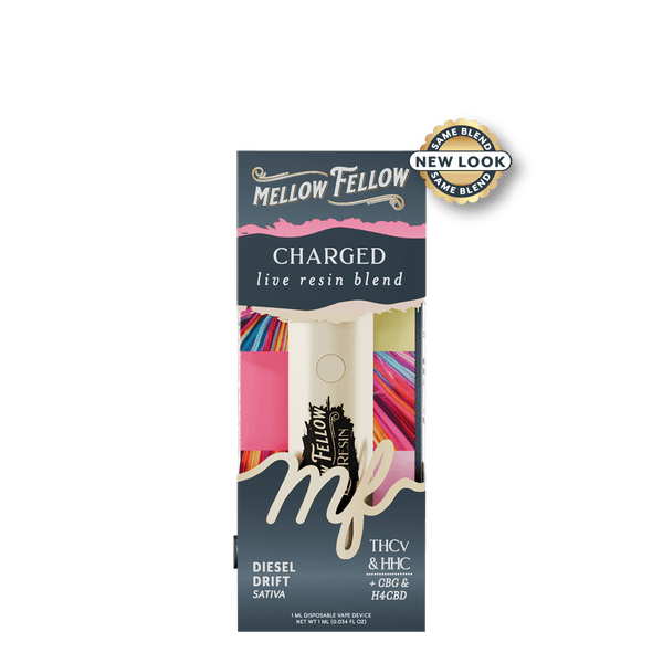 Charged Blend - Live Resin 1ml Disposable Vape - Diesel Drift (Sativa) Charged Blend - Live Resin 1ml Disposable Vape - Diesel Drift (Sativa)