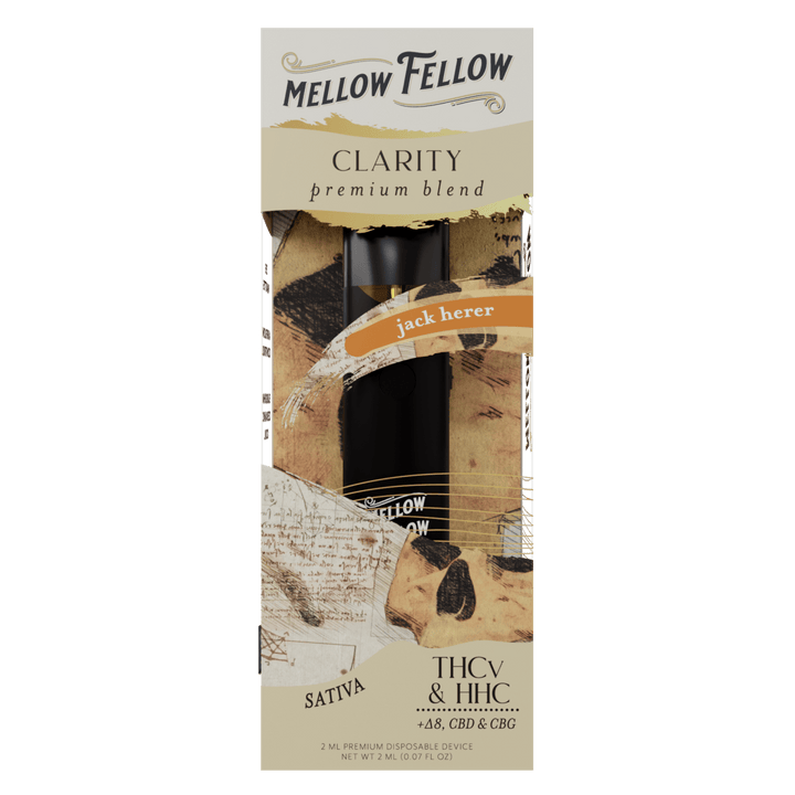 Clarity Blend 2ml Disposable Vape - Jack Herer (Sativa) - Mellow Fellow
