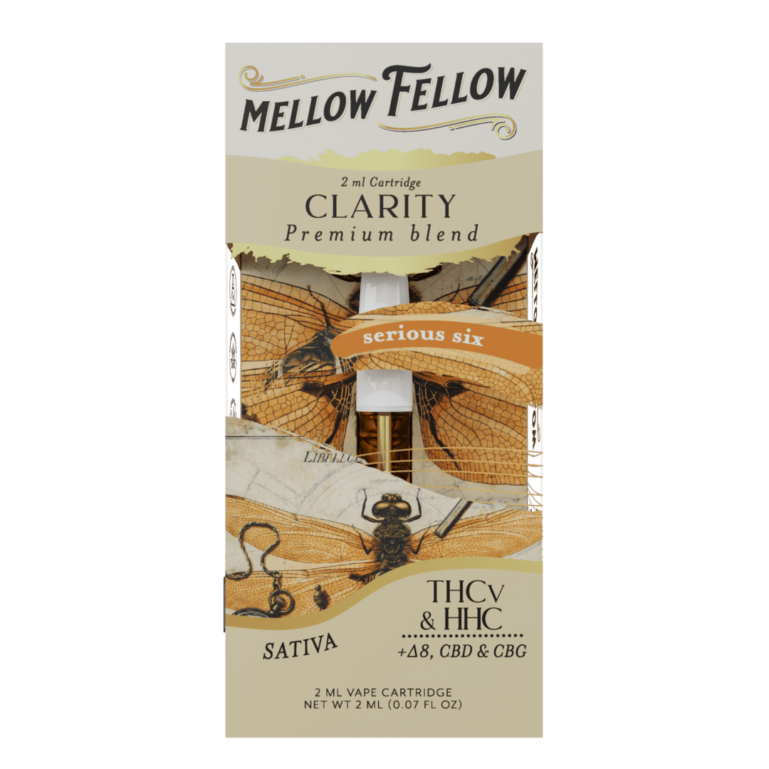 Clarity Blend 2ml Vape Cartridge - Serious Six (Sativa) - Mellow Fellow