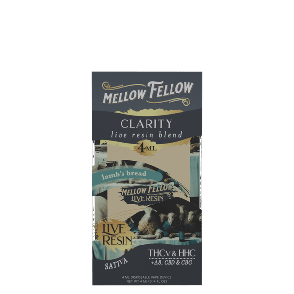 Clarity Blend 4ml Live Resin Disposable Vape - Lamb's Bread (Sativa) Clarity Blend 4ml Live Resin Disposable Vape - Lamb's Bread (Sativa)