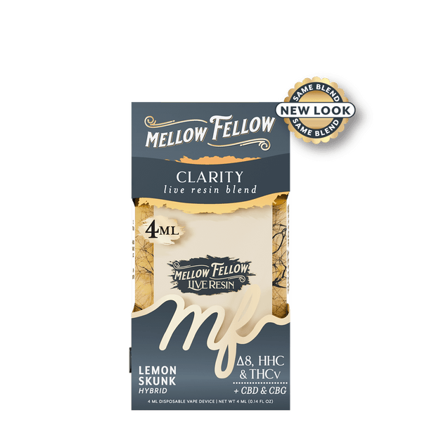 Clarity Blend 4ml Live Resin Disposable Vape - Lemon Skunk (Hybrid) Clarity Blend 4ml Live Resin Disposable Vape - Lemon Skunk (Hybrid)