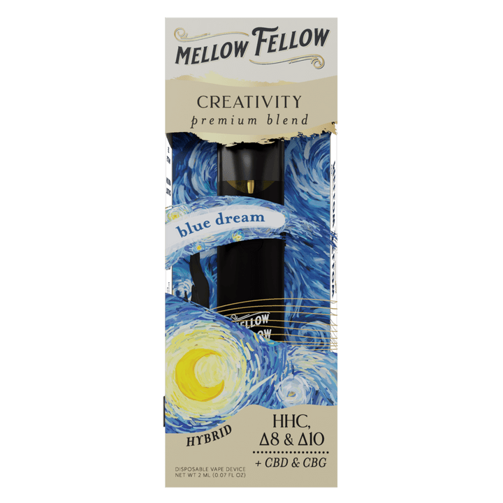 Creativity Blend 2ml Disposable Vape - Blue Dream (Hybrid) - Mellow Fellow