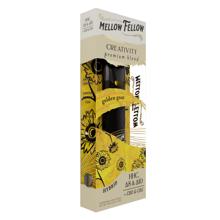 Creativity Blend 2ml Disposable Vape - Golden Goat (Hybrid) - Mellow Fellow