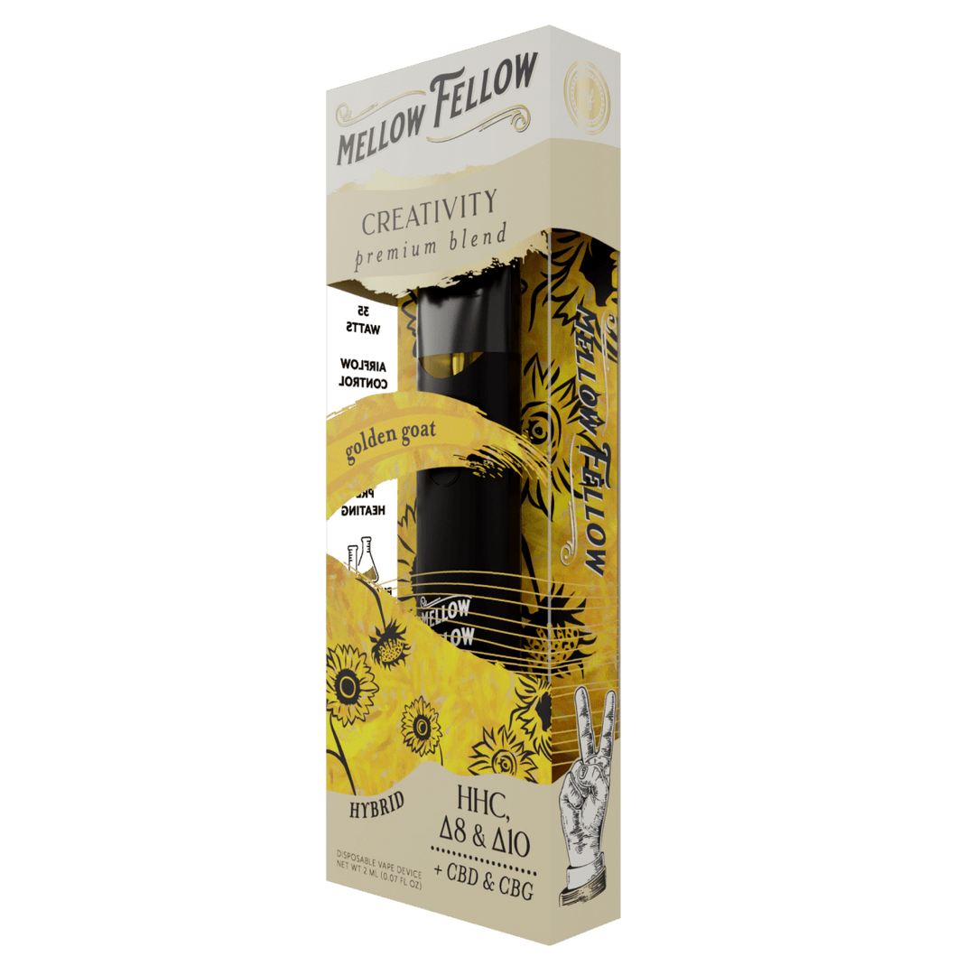 Creativity Blend 2ml Disposable Vape - Golden Goat (Hybrid) - Mellow Fellow