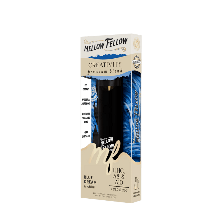 Creativity Blend 2ml Disposable Vape - Blue Dream (Hybrid) - Mellow Fellow