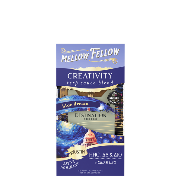 Creativity Blend - Terp Sauce 5ml Disposable Vape - Blue Dream (Sativa Dom.) Creativity Blend - Terp Sauce 5ml Disposable Vape - Blue Dream (Sativa Dom.)