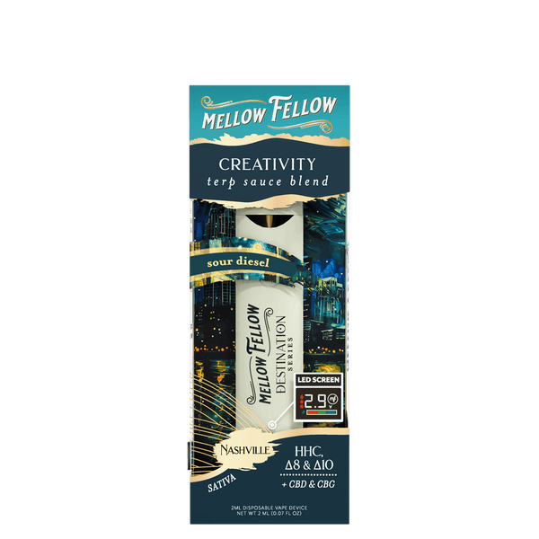 Creativity Blend - Terp Sauce 2ml Disposable Vape - Sour Diesel (Sativa) Creativity Blend - Terp Sauce 2ml Disposable Vape - Sour Diesel (Sativa)