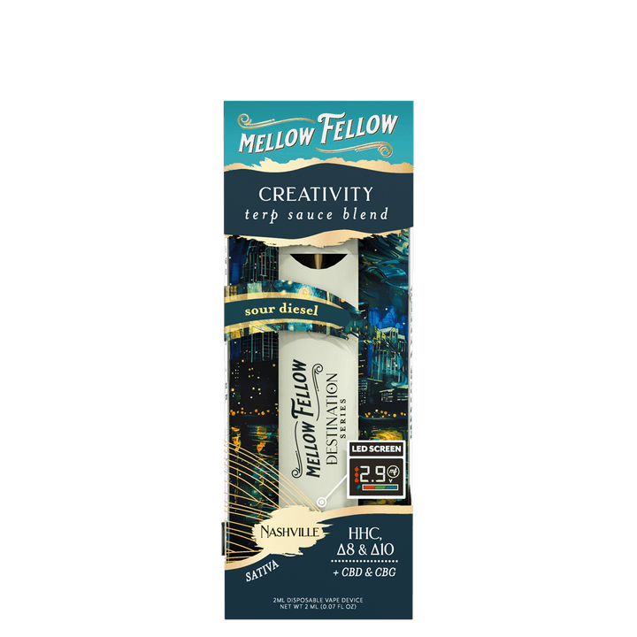 Creativity Blend - Destination: Nashville - Terp Sauce 2ml Disposable Vape - Sour Diesel (Sativa) - Mellow Fellow