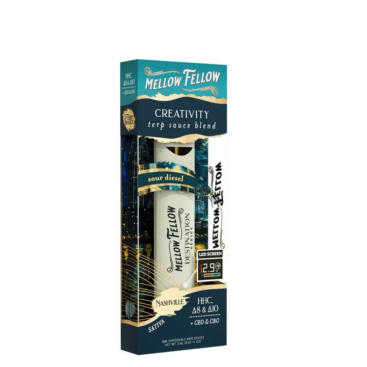 Creativity Blend - Destination: Nashville - Terp Sauce 2ml Disposable Vape - Sour Diesel (Sativa) - Mellow Fellow