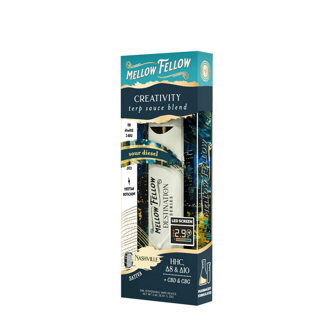 Creativity Blend - Destination: Nashville - Terp Sauce 2ml Disposable Vape - Sour Diesel (Sativa) - Mellow Fellow