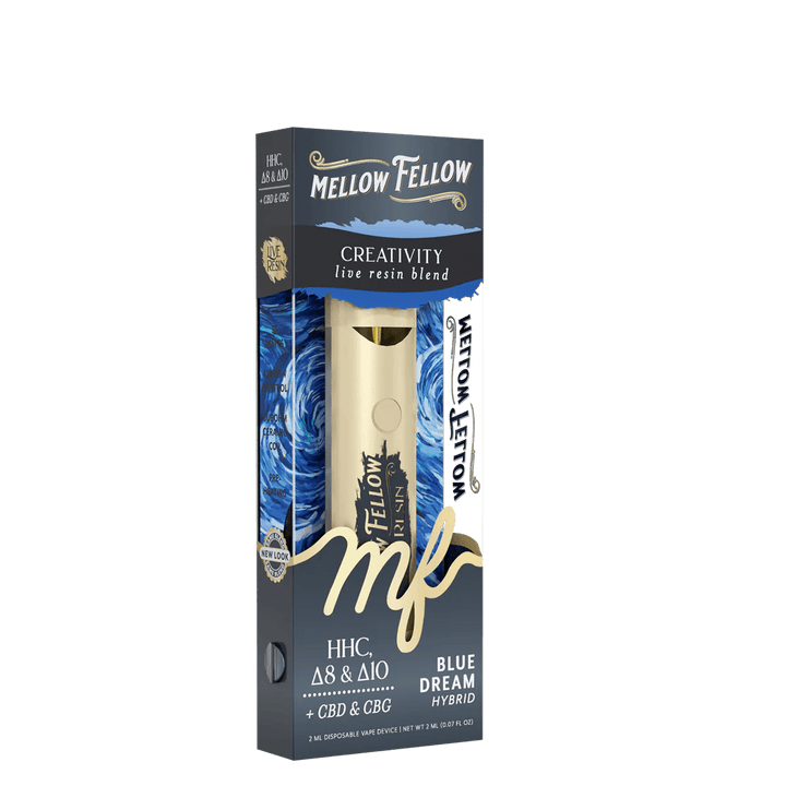 Creativity Blend 2ml Live Resin Disposable Vape - Blue Dream (Hybrid) - Mellow Fellow