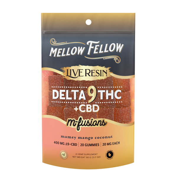 Delta 9 Live Resin Edibles 400mg - Mamey Mango Coconut Delta 9 Live Resin Edibles 400mg - Mamey Mango Coconut