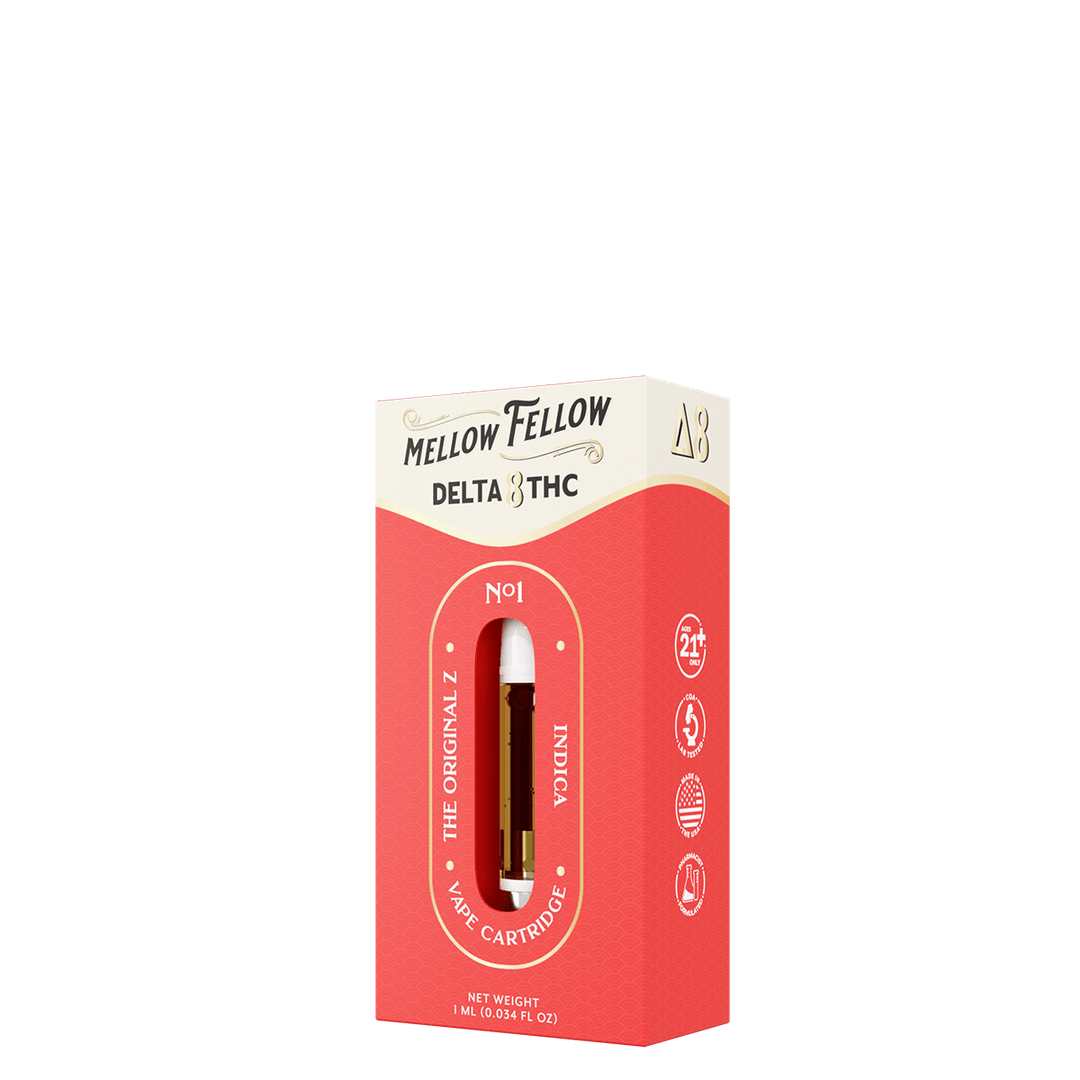 Delta 8 1ml Vape Cartridge - The Original Z (Indica) - Mellow Fellow