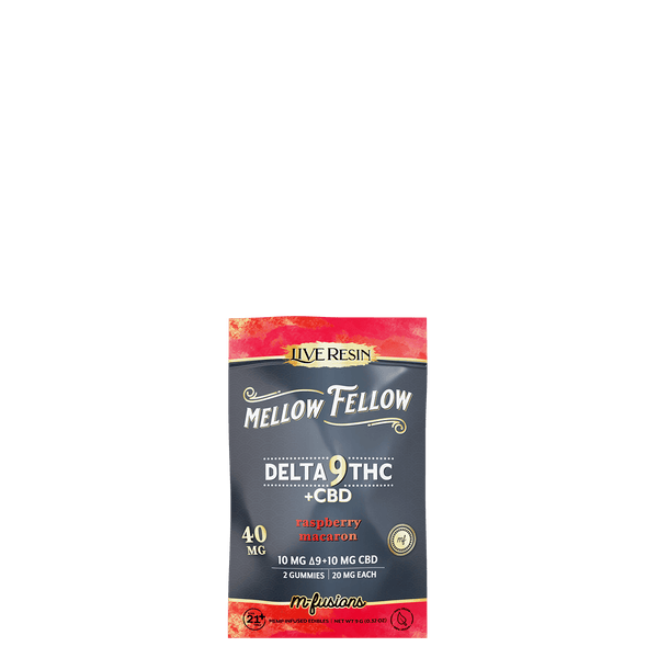Delta 9 Live Resin Gummies 40mg 2 ct. - Raspberry Macaron Delta 9 Live Resin Gummies 40mg 2 ct. - Raspberry Macaron