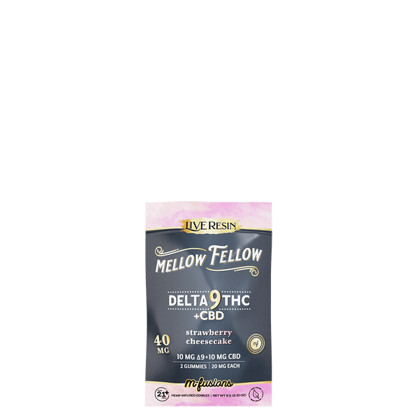 Delta 9 Live Resin Gummies 40mg 2 ct. - Strawberry Cheesecake Delta 9 Live Resin Gummies 40mg 2 ct. - Strawberry Cheesecake