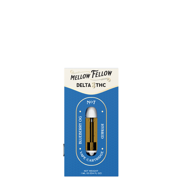 Delta 8 1ml Vape Cartridge - Blueberry OG (Hybrid) Delta 8 1ml Vape Cartridge - Blueberry OG (Hybrid)