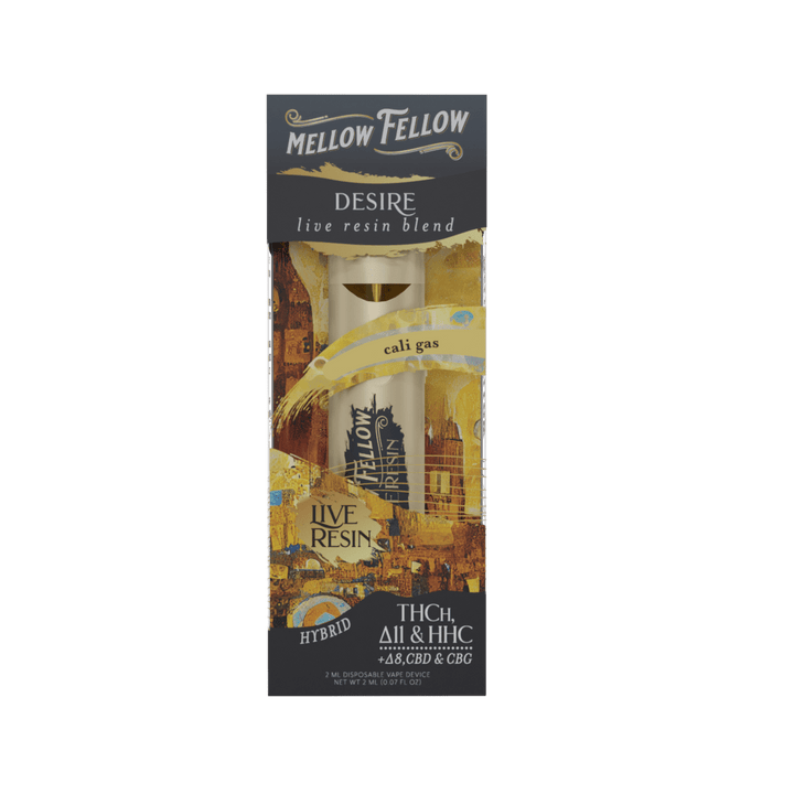 Desire Blend 2ml Live Resin Disposable Vape - Cali Gas (Hybrid) - Mellow Fellow