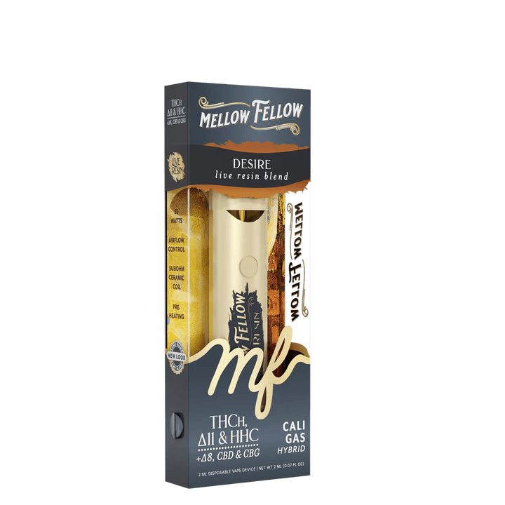 Desire Blend 2ml Live Resin Disposable Vape - Cali Gas (Hybrid) - Mellow Fellow