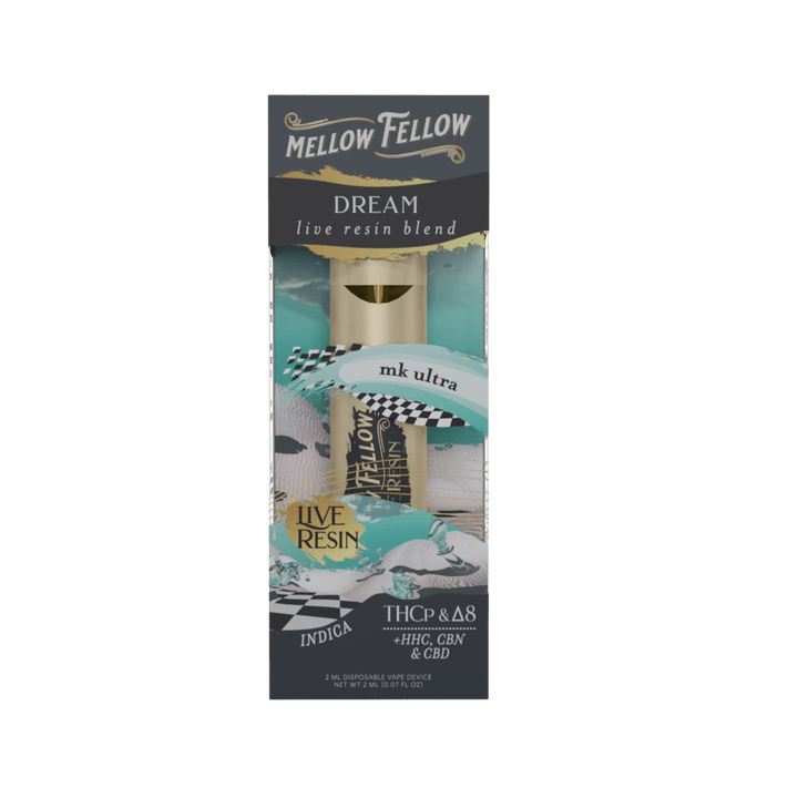 Dream Blend 2ml Live Resin Disposable Vape - MK Ultra (Indica) - Mellow Fellow