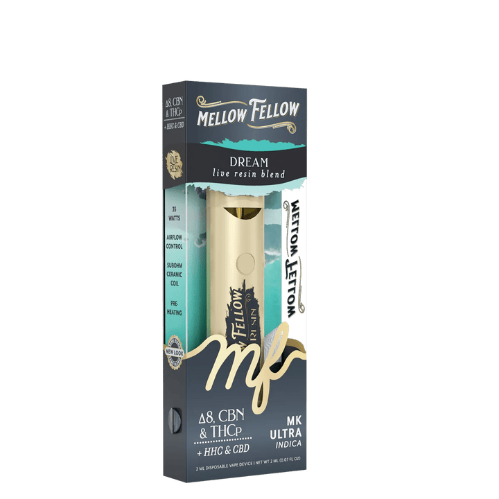 Dream Blend 2ml Live Resin Disposable Vape - MK Ultra (Indica) - Mellow Fellow