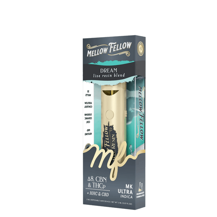 Dream Blend 2ml Live Resin Disposable Vape - MK Ultra (Indica) - Mellow Fellow