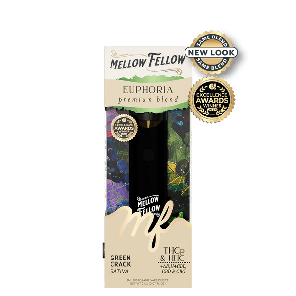 Euphoria Blend 2ml Disposable Vape - Green Crack (Sativa) Euphoria Blend 2ml Disposable Vape - Green Crack (Sativa)