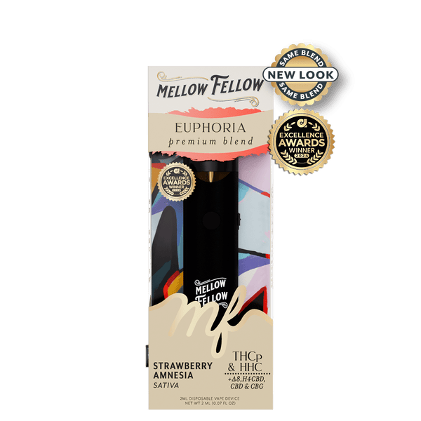 Euphoria Blend 2ml Disposable Vape - Strawberry Amnesia (Sativa) Euphoria Blend 2ml Disposable Vape - Strawberry Amnesia (Sativa)