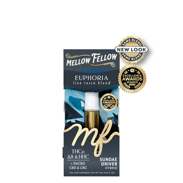 Euphoria Blend 2ml Live Resin Vape Cartridge - Sundae Driver (Hybrid) Euphoria Blend 2ml Live Resin Vape Cartridge - Sundae Driver (Hybrid)