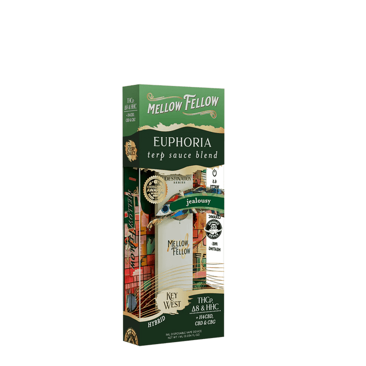 Euphoria Blend - Terp Sauce 1ml Disposable Spinner Vape - Jealousy (Hybrid) - Mellow Fellow