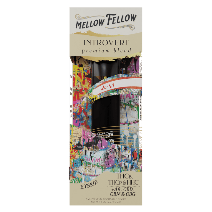 Introvert Blend 2ml Disposable Vape - AK - 47 (Hybrid) - Mellow Fellow