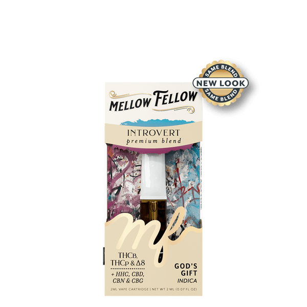 Introvert Blend 2ml Vape Cartridge - God's Gift (Indica) Introvert Blend 2ml Vape Cartridge - God's Gift (Indica)