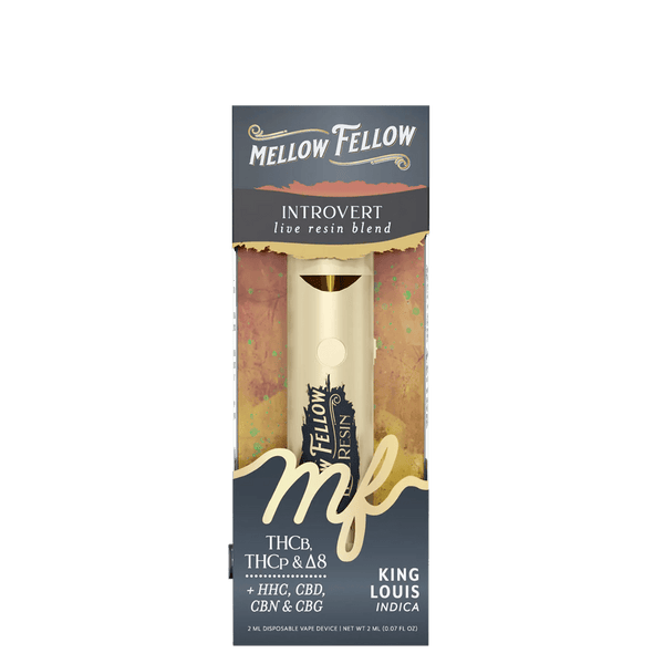 Introvert Blend 2ml Live Resin Disposable Vape - King Louis (Indica) Introvert Blend 2ml Live Resin Disposable Vape - King Louis (Indica)