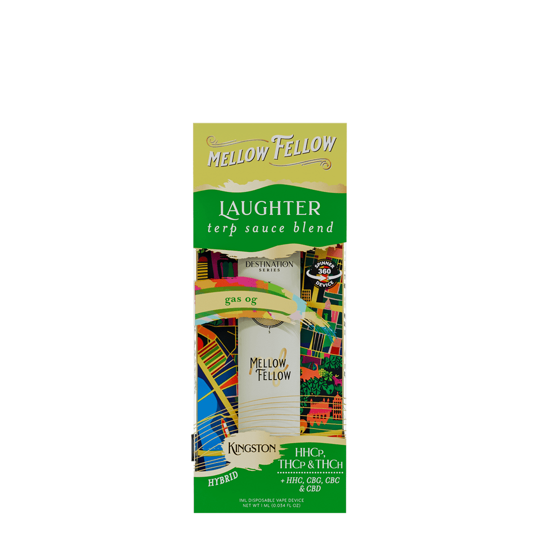 Laughter Blend - Terp Sauce 1ml Disposable Spinner Vape - Gas OG (Hybrid) - Mellow Fellow