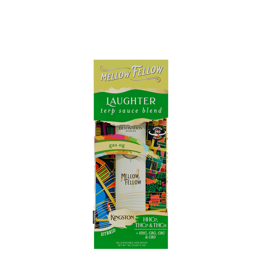 Laughter Blend - Terp Sauce 1ml Disposable Spinner Vape - Gas OG (Hybrid) - Mellow Fellow