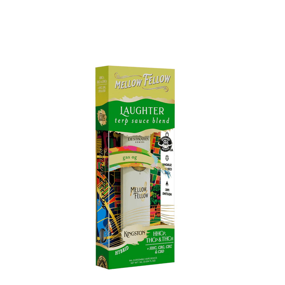 Laughter Blend - Terp Sauce 1ml Disposable Spinner Vape - Gas OG (Hybrid) - Mellow Fellow