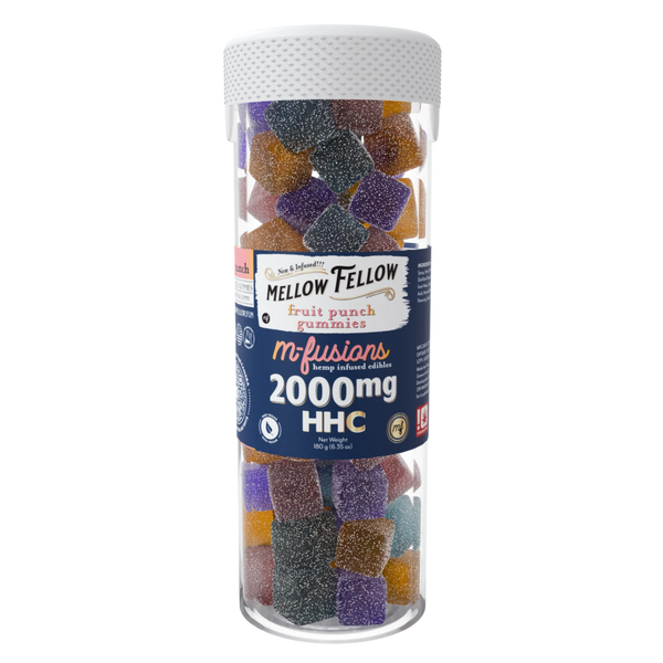 HHC M-Fusions Fruit Punch Gummies - 40 Ct. 2000mg HHC M-Fusions Fruit Punch Gummies - 40 Ct. 2000mg